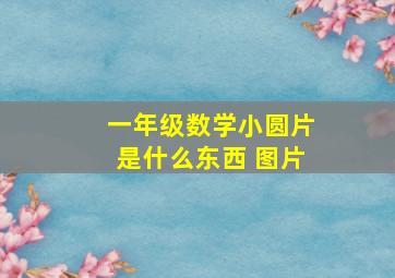 一年级数学小圆片是什么东西 图片